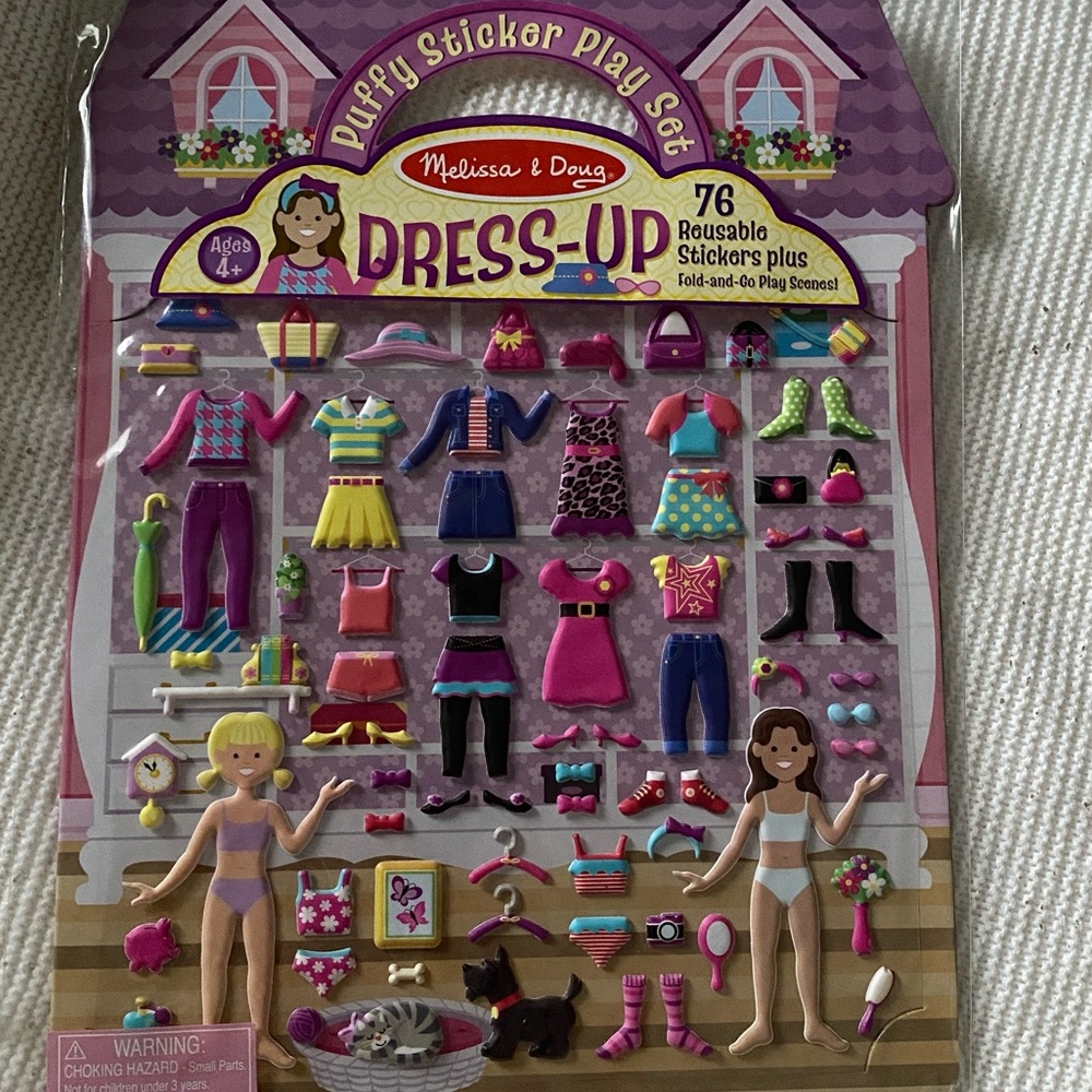 Melissa & Doug puffy sticker play set